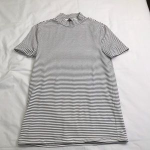 ASOS Striped Mockneck tee.